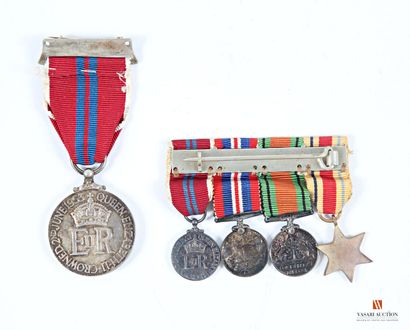 D'un ancien combattant britannique : Médaille...