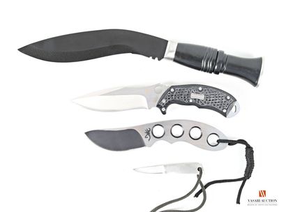 Kukri, lame courbe de 195 mm, poignée synthétiques...