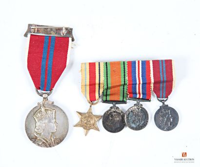 D'un ancien combattant britannique : Médaille...