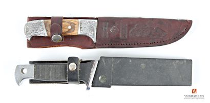 Couteau de chasse, lame de 130 mm, poignée...