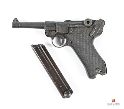 Pistolet Luger P08, quasi arme, mécanisme...
