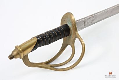 Sabre type cavalerie légère « troupe », lame...