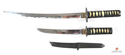 Wakisashi, lame de 450 mm, LT 690 mm, Tanto,...