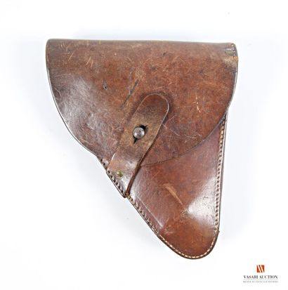 Étui de pistolet modèle 1916, cuir brun,...