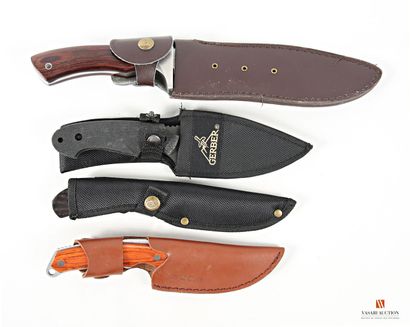 Couteau de chasse Gerber, lame de 100 mm,...