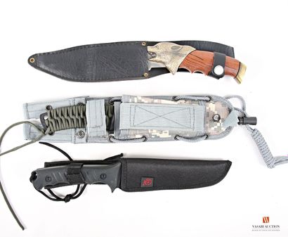 Fort poignard Schrade Extreme Survival, lame...