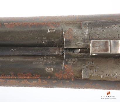Fusil artisanal belge calibre 12-70, canons...