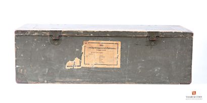 Deux caisses allemandes de munitions : peinture...