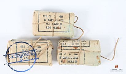 Munitions de catégorie C : 24 cartouches...