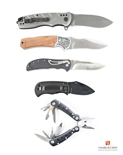 Couteau pliant Buck, lame de 100 mm avec...
