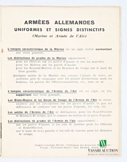 [REGIME DE VICHY & ALLEMAND]
Lot comprenant...