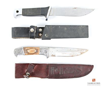 Couteau de chasse, lame de 130 mm, poignée...