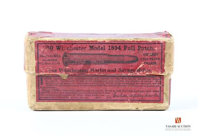 Munitions de catégorie C : boite d'origine...