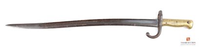 Baïonnette Chassepot modèle 1866, lame yatagan...