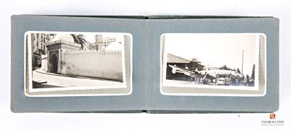 Album photo 12,5 x 9,5 cm d'un mécanicien...