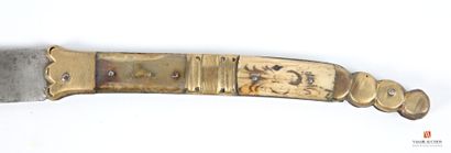 Couteau pliant dit « queue de crotale »,...