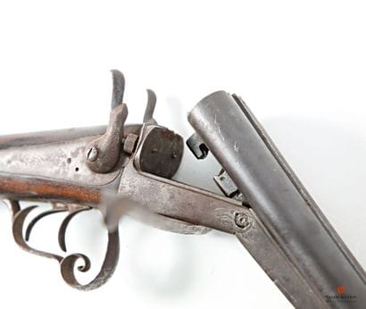 Fusil de chasse stéphanois calibre 16, percussion...