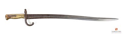 Baïonnette Chassepot modèle 1866, lame yatagan...