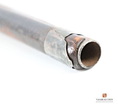 Long pistolet à silex, canon à pans au tonnerre...