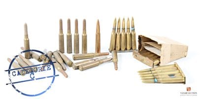 Munitions de catégorie C : 15 cartouches...