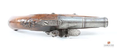 Paire de pistolets de carrosse, platine à...