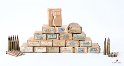 Munitions de catégorie C : 600 cartouches...