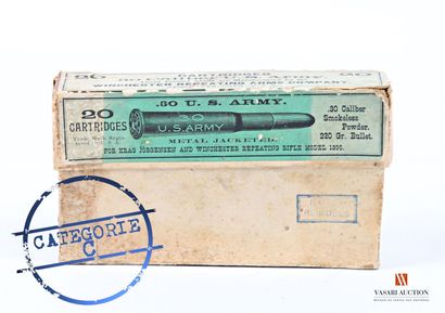 Munitions de catégorie C : boite d'origine...