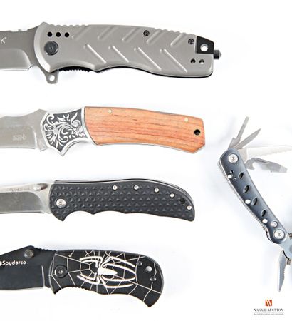 Couteau pliant Buck, lame de 100 mm avec...