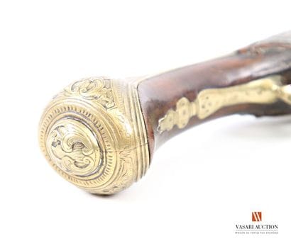 Long pistolet à silex, canon à pans au tonnerre...