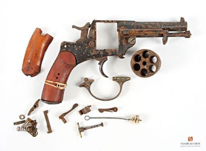 Épave de revolver modèle 1873, carcasse,...