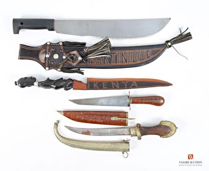 Machette, lame de 355 mm, manche ABS noir,...