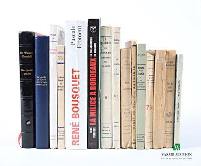 [RECITS DE GUERRE & BIOGRAPHIES MILITAIRES]
Lot...