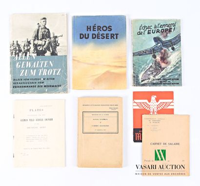 [REGIME DE VICHY & ALLEMAND]
Lot comprenant...