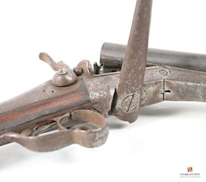 Fusil de chasse stéphanois calibre 16, percussion...