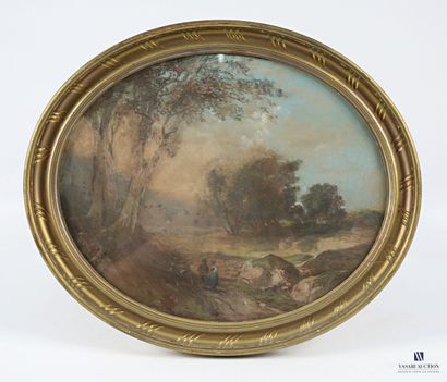COIGNET Jules (1798-1860) 
Walkers on the...