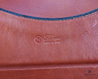 ITALY - SILVANI
Rectangular brown leather...