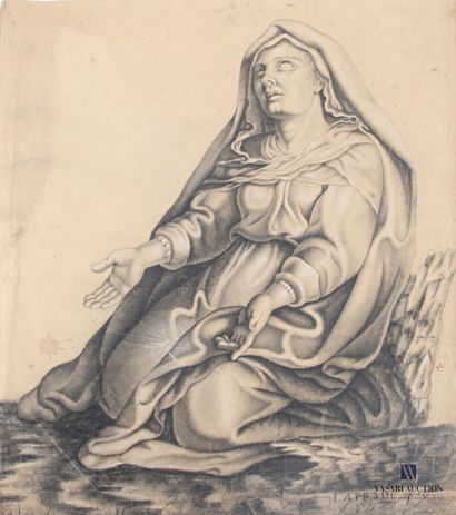 LAPRADE
(Active around 1803)
La Vierge en...