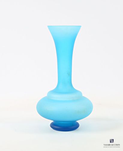 Vase with a flared body and tulip-shaped...