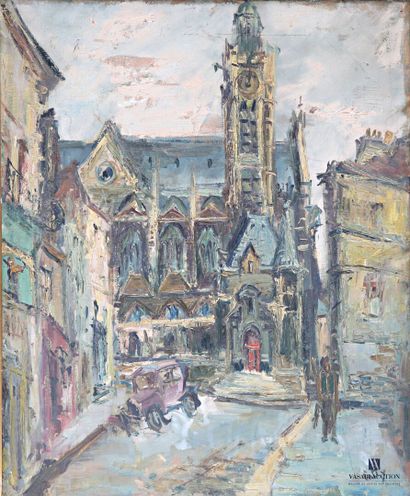 CATTY Micheline (1926)
View of the Eglise...