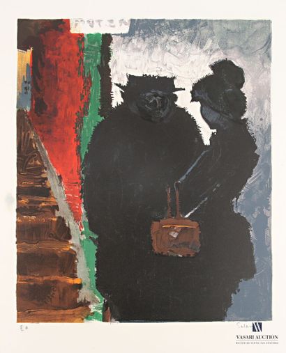 Lot consisting of 12 prints: 
GALANT, René...