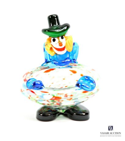 MURANO
Ashtray in blown glass featuring a...