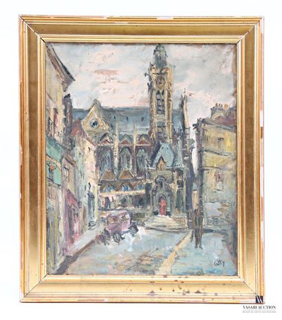 CATTY Micheline (1926)
View of the Eglise...