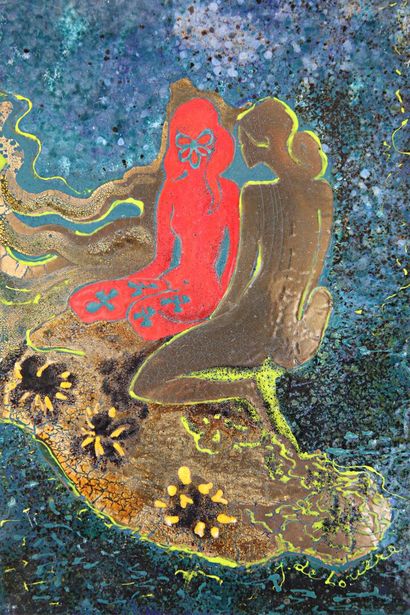 by Jeannine de LORIERE (1929–2021)
Two Seated...