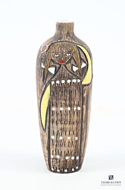 ROMACREA School 
Bottle-shaped vase made...