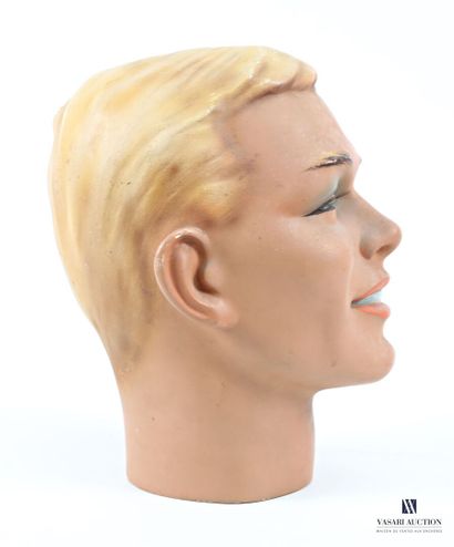 SIEGEL PARIS
Polychrome painted plaster mannequin...