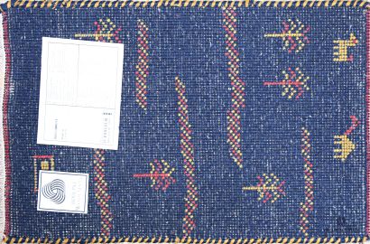 Gabbeh rug (warp, weft, and pile made of...