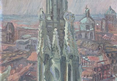 OTTO W. (20th century)
View of the Duomo...