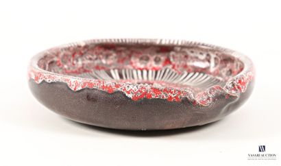 ROMACREA School 
Round terracotta ashtray,...
