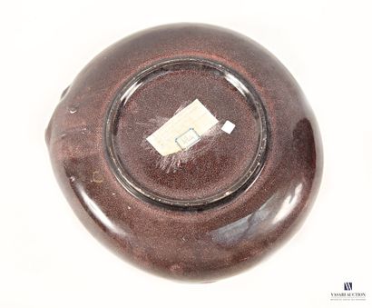 ROMACREA School 
Round terracotta ashtray,...