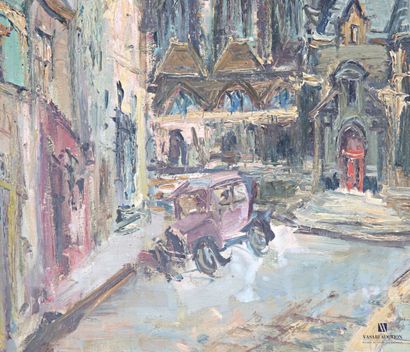 CATTY Micheline (1926)
View of the Eglise...